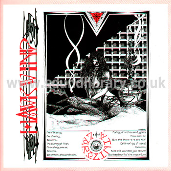 Hawkwind Zarozinia UK Issue 3 Track 12" Flicknife FLST 033 Front Sleeve Image