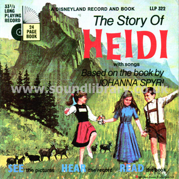 Heidi Carole Lorrimer Camarata UK Issue G/F Sleeve 7" EP Disneyland LLP322 Front Sleeve Image