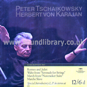 Herbert Von Karajan  Germany LP Deutche Grammophon (Gesellschaft) 104811 Front Sleeve Image