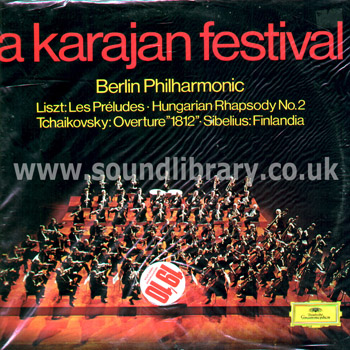 Herbert Von Karajan Liszt Les Preludes UK Issue LP Deutsche Grammophon 643 212 Front Sleeve Image