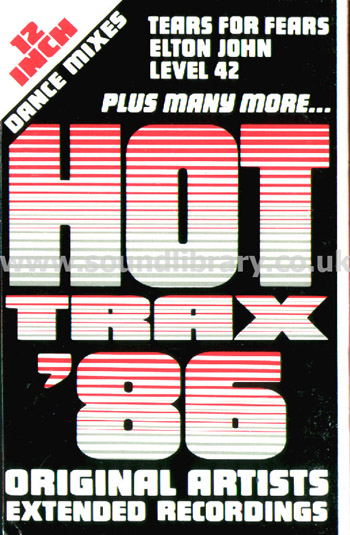 Hot Trax '86 Stereo MC Phonogram 025400 Front Inlay Card