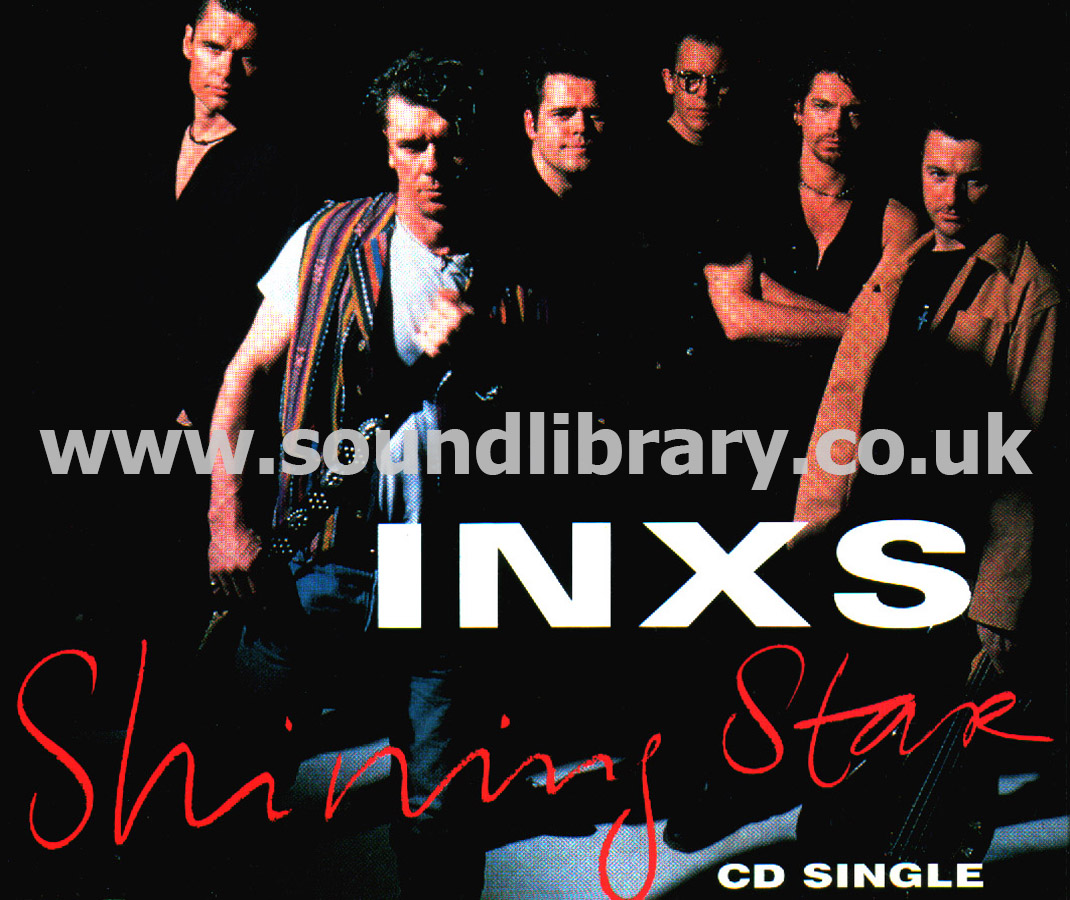 INXS Shining Star UK Issue Jewel Case CDS Mercury INXCD 18 Front Inlay Image