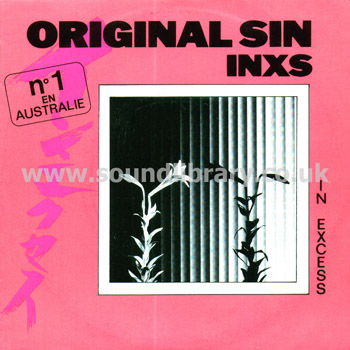 INXS Original Sin France Issue 7" Mercury 818 635-7 Front Sleeve Image