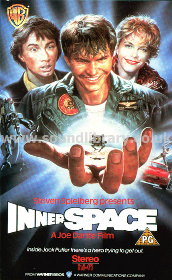 Innerspace Dennis Quaid VHS PAL Video Warner Home Video PES 11754 Front Inlay Sleeve