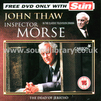 Inspector Morse The Dead Of Jericho John Thaw Region 2 PAL DVD Carlton Front Card Sleeve