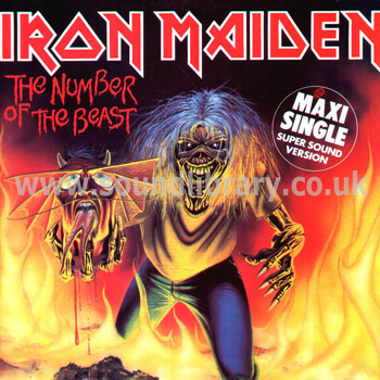 Iron Maiden The Number Of The Beast Holland Issue 12" Maxi EMI 1A K052-1076386 Front Sleeve Image