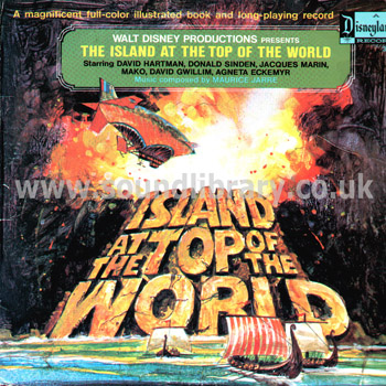 Thurl Ravenscroft Island At The Top Of The World USA Issue G/F Sleeve LP Front Sleeve Image
