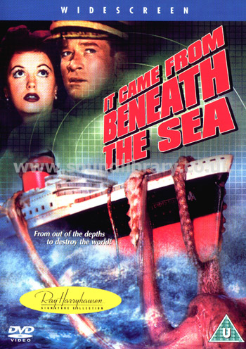 It Came From Beneath The Sea Columbia Tristar Home Entertainment DVD CDR 11731 Front Inlay Sleeve