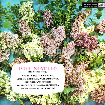 Ivor Novello (Hisd Greatest Songs) Vanessa Lee UK Issue Stereo LP HMV CSD 1263 Front Sleeve Image