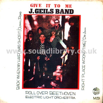 J. Geils Band Dr. John Electric Light Orchestra Thailand 7" EP 4 Track Stereo M. 151 Front Sleeve Image