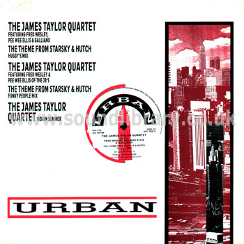 The James Taylor Quartet The Theme From Starsky & Hutch UK Issue 12" Urban URBX 24 Sleeve & Label Image