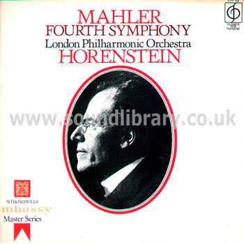 Jascha Horenstein Margaret Price Rodney Friend Mahler Fourth Symphony UK LP CFP 159 Front Sleeve Image