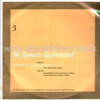 Jascha Horenstein Rachmaninoff UK 4LP Reader's Digest RDS 6251 - RDS 6254 Front Sleeve Image
