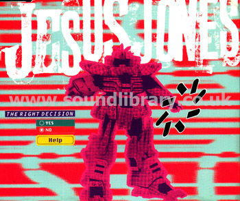 Jesus Jones The Right Decision UK Issue CDS Food CDPERV 2 Front Inlay Image