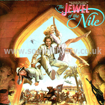 The Jewel Of The Nile Motion Picture Soundtrack UK Issue Stereo LP Jive HIP 33 Front Sleeve Image