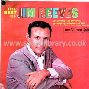 Jim Reeves The Best Of Jim Reeves UK Issue Mono LP RCA Victor RD-7666 Front Sleeve Image