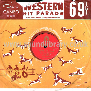 Various Weatern Hit Parade Canada Issue 4 Track 78rpm Cameo Records 8306 Sleeve & Label Image