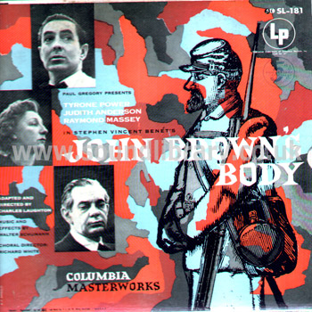 John Brown's Body Tyrone Power USA Issue 2LP Columbia (Masterworks) OSL-181 Front Box Image
