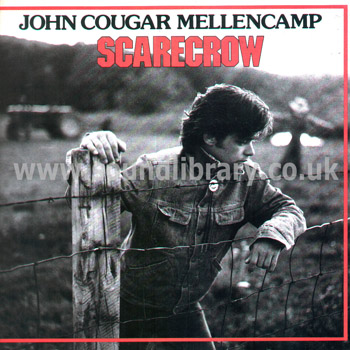 John Cougar Mellencamp Scarecrow UK Issue Stereo LP RIVA RIVH 2 Front Sleeve Image