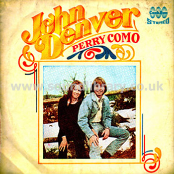 John Denver Perry Como Thailand Issue Stereo 7" EP Cashbox KS-044 Front Sleeve Image