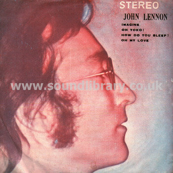 John Lennon Imagine Thailand Issue Stereo 7" EP MC. 926 Front Sleeve Image