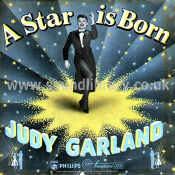 A Star Is Born Judy Garland UK Issue LP Philips (Minigroove) BBL 7007 Front Sleeve Image