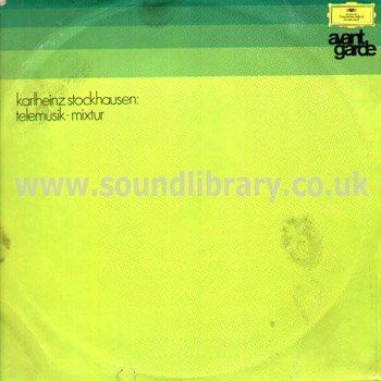 Karlheinz Stockhausen Telemusik Mixtur Austria Stereo LP Deutsche Grammophon 643546 Front Sleeve Image