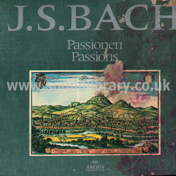 Karl Richter J.S. Bach Passions / Works For Harpsichord II Archiv Produktion 2722021 Front Slip Cover