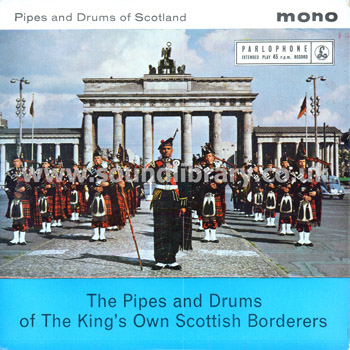 King's Own Scottish Borderers Pipes and Drums of Scotland 7" EP Parlophone GEP 8870 Front Sleeve Image