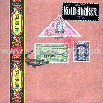 Kula Shaker Tattva UK Issue Card Sleeve CDS Columbia KULA CD3 Front Card Sleeve