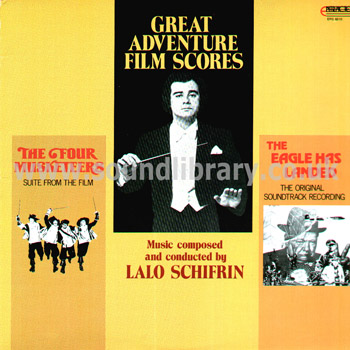 Lalo Schifrin Great Adventure Film Scores The Eagle Has Landed LP Entr'acte ERS 6510 Front Sleeve Image