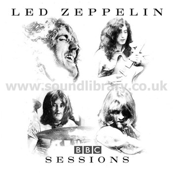 Led Zeppelin BBC Sessions UK Issue 2CD Atlantic 7567-83061-2 Front Inlay Image