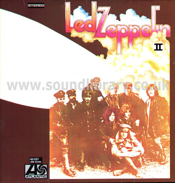 Led Zeppelin Led Zeppelin II Germany Issue Stereo LP Atlantic K 40 037 Front Sleeve Image