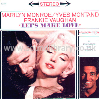 Let's Make Love Marilyn Monroe Frankie Vaughan USA Stereo LP Columbia CS8327 Front Sleeve Image