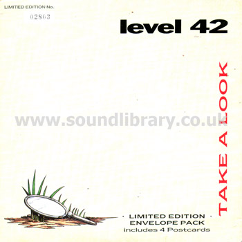 Level 42 Take A Look UK Issue Limited Edition Numbered 7" Polydor POG 24 Front Envelope Pack
