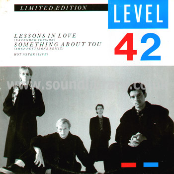 Level 42 Lessons In Love UK Issue Limited Edition 12" Polydor POSPA 790 Front Sleeve Image