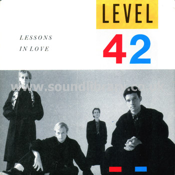 Level 42 Lessons In Love France Issue 7" Polydor 883 956-7 Front Sleeve Image