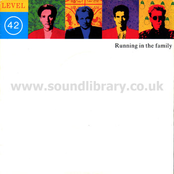Level 42 Running In The Family France Issue 7" Polydor 885 518-7 Front Sleeve Image