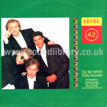 Level 42 To Be With You Again (Extended Version) UK Stereo 12" Polydor POSPX 855 Front Sleeve Image