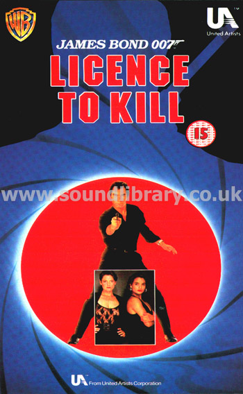 Licence To Kill Timothy Dalton VHS PAL Video Warner Home Video PES 35137 Front Inlay Sleeve