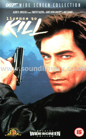 Licence To Kill James Bond Timothy Dalton VHS PAL Video MGM/UA Home Video S055667 Front Inlay Sleeve