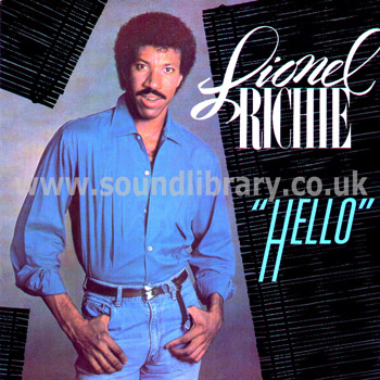 Lionel Richie Hello UK Issue Stereo 12" Motown TMGT 1330 Front Sleeve Image
