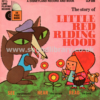 Jean Aubrey The Story Of Little Red Riding Hood UK Issue 7" EP Disneyland LLP328 Front Sleeve Image