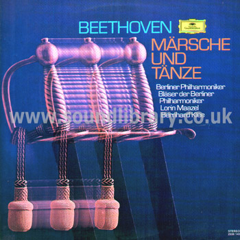 Lorin Maazel Beethoven Marsche Und Tanze Germany LP Deutsche Grammophon 2538140 Front Sleeve Image