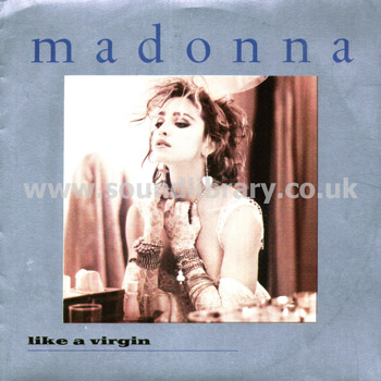 Madonna Like A Virgin France Issue Stereo 7" Front Sleeve Image