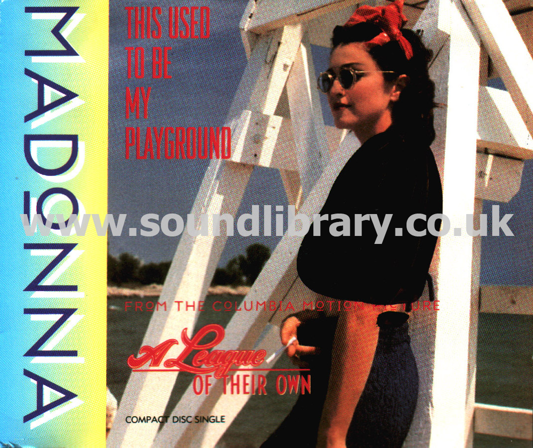 Madonna This Used To Be My Playground EU Issue CDS Sire 9362-40510-2 Front Inlay Image