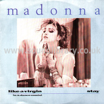 Madonna Like A Virgin UK Issue Stereo 12" Sire W9210T Front Sleeve Image