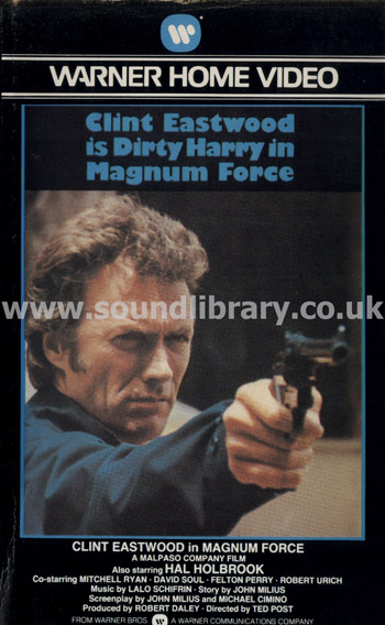 Magnum Force Clint Eastwood VHS PAL Video Warner Home Video PEVN 1039 Front Inlay Sleeve
