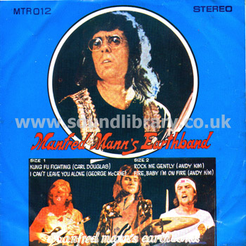 Carl Douglas George McCrae Andy Kim Manfred Manns Earth Band Thailand EP MTR MTR 012 Front Sleeve Image