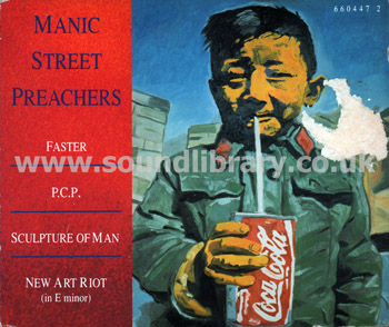 Manic Street Preachers Faster UK Issue Digipak CDS Epic 660447 2 Front Digipak Image